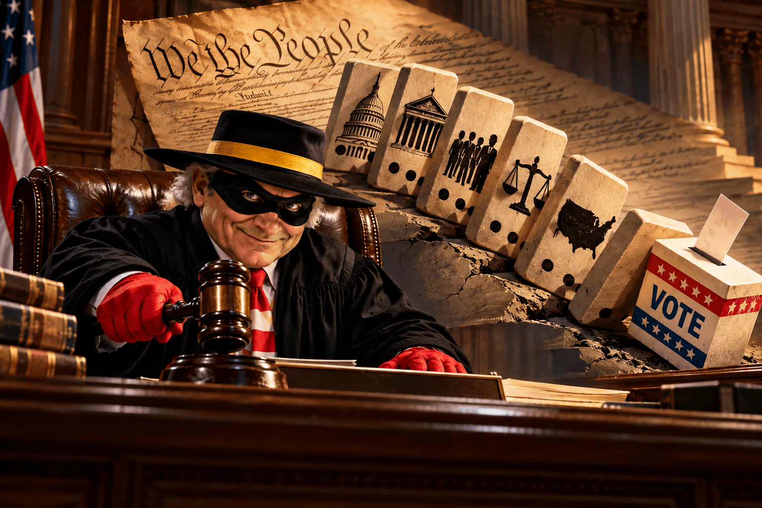 THE SCAMBURGLAR… STEALING YOUR VOTE
