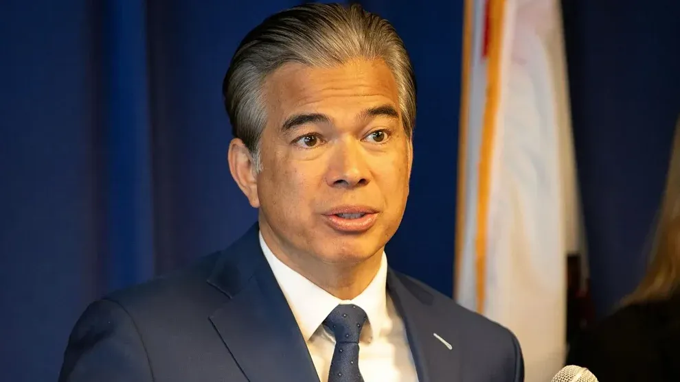 California Attorney General Rob Bonta speaks during a news conference, Feb. 18, 2025. Photo: State of California Department of Justice / Used with Permission.