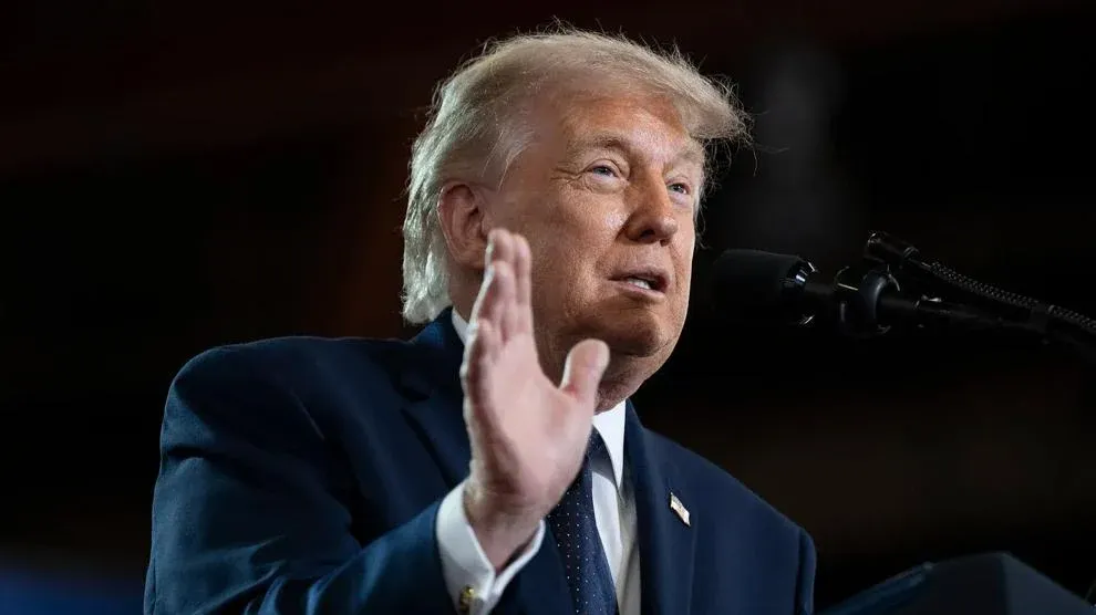 President Donald Trump speaks at Rockland Community College in Suffern, New York, May 22, 2026. Photo: Joyce N. Boghosian / Official White House Photo via Flickr / United States Government Work