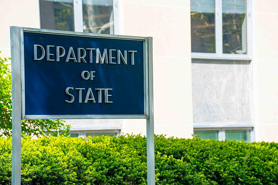 Exterior of the U.S. Department of State Harry S. Truman Building, Washington, D.C.
