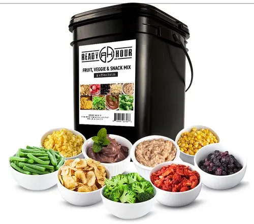 3-Month Emergency Food Supply + Free MEGA Protein Kit w/ Real Meat