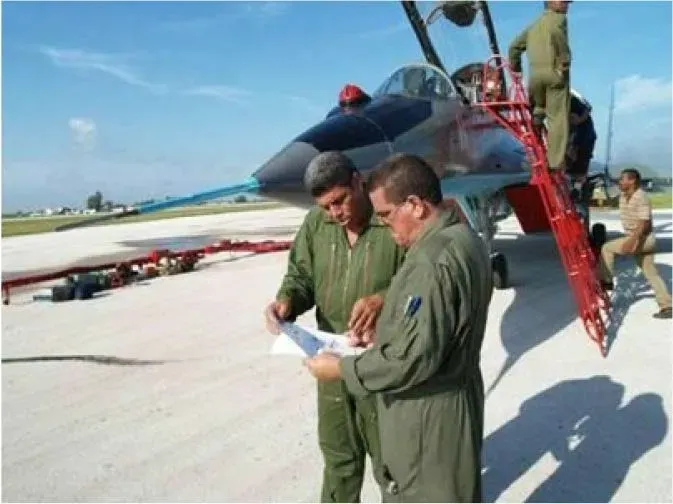  Luis Raul Gonzalez-Pardo Rodriguez during his time in the Cuban Air Defense Force.