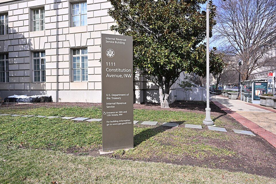 The IRS building at 1111 Constitution Avenue NW, Washington, DC
