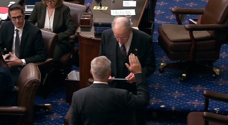 Alan Armstrong sworn in.