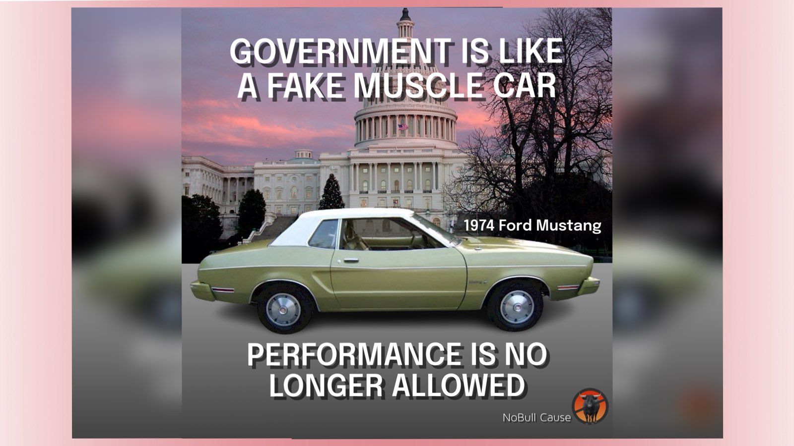 Why Government is Like a Fake Muscle Car