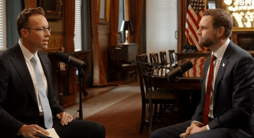 X Screenshot of JD Vance's interview on The Benny Show.