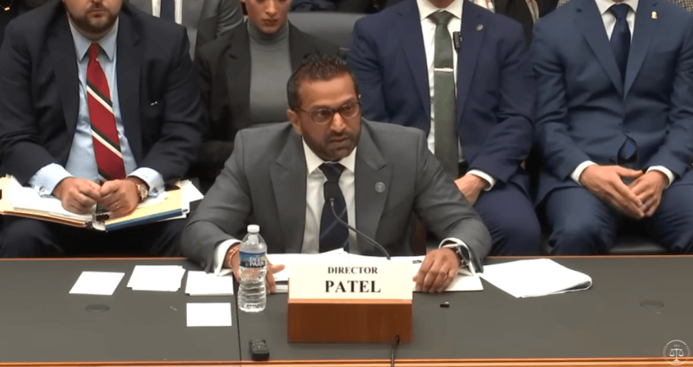 Kash Patel testifies to Congress