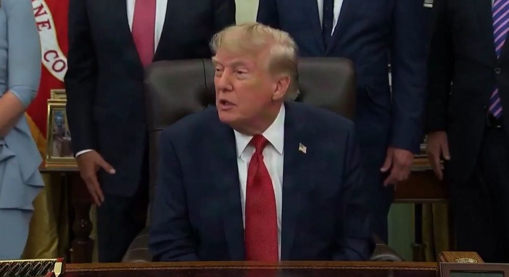 President Trump: "No, I dislike dishonest press — like you. I think you're terrible. I like to see HONEST press."