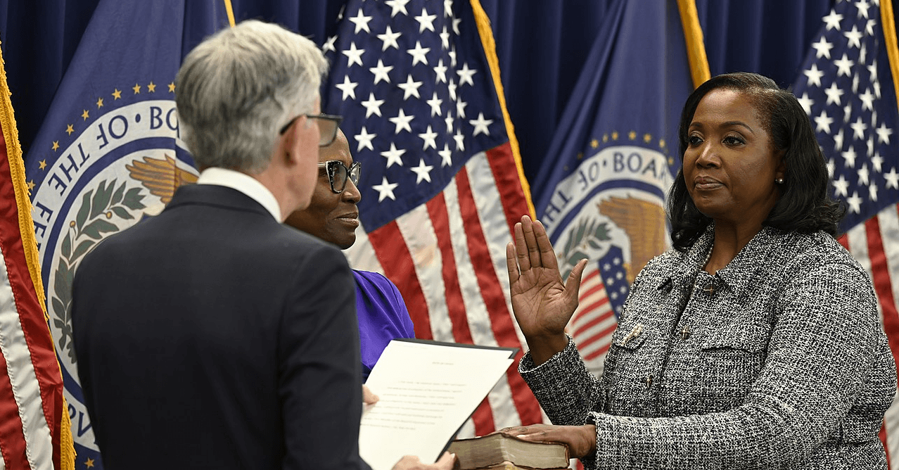Lisa D. Cook sworn in as a member of the Board of Governors of the Federal Reserve System.