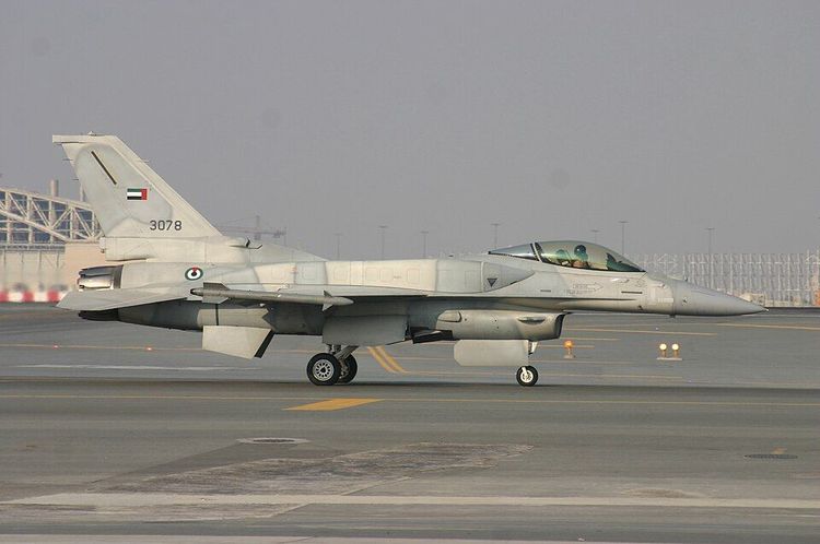 An F-16 of the UAE air force.