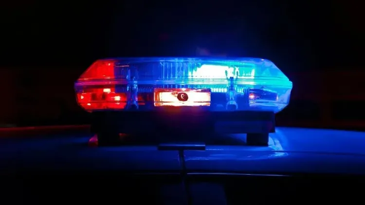 Police emergency lights flash red and blue at night. Photo: Scott Rodgerson / Unsplash
