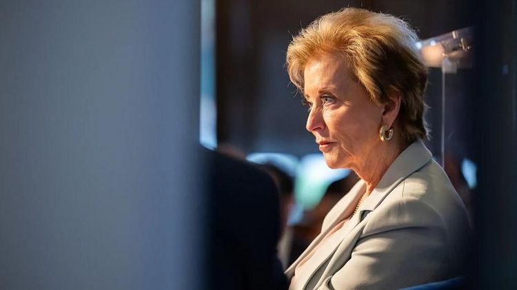 Education Secretary Linda McMahon participates in a fireside chat in North Carolina, June 25, 2025. Photo: U.S. Department of Education via Flickr / CC BY 2.0 / Cropped from Original
