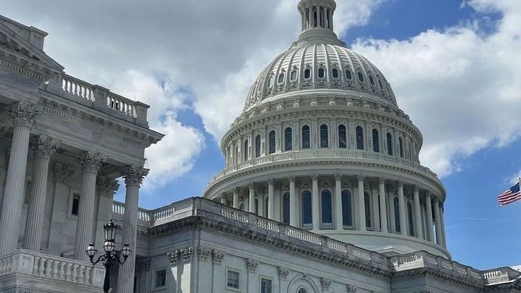 The U.S. Capitol building stands in Washington, D.C