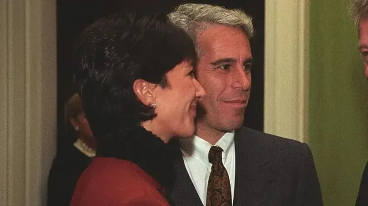 Jeffrey Epstein and Ghislaine Maxwell at the White House, Sept. 29, 1993. Photo: White House Archive / Wikimedia Commons /Public Domain / Cropped from Original