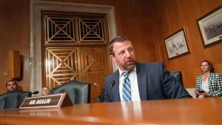 Former Sen. Markwayne Mullin, R-Okla., during a Senate Indian Affairs Committee hearing, Sept. 17, 2025. Photo: Senate Committee on Indian Affairs 118th Congress / Flickr / Public Domain