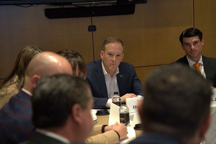 EPA Administrator Lee Zeldin during a roundtable with Representative Rob Bresnahan on 2 March 2025