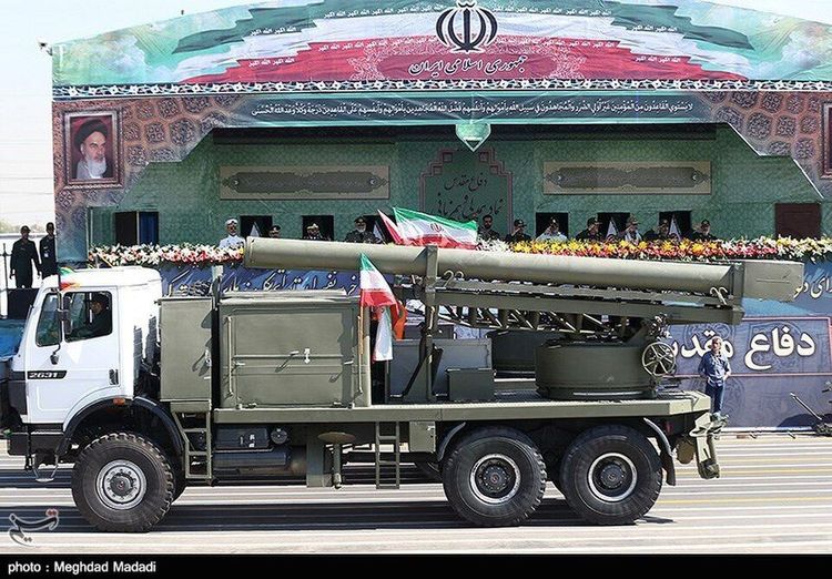 Fajr-5 MLRS missile launcher.