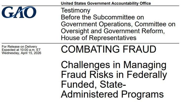 GAO-26-109093 COMBATING FRAUD