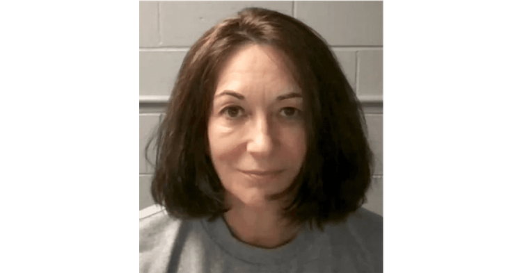 Mug shot of convicted sex offender and former socialite Ghislaine Maxwell, taken at the Metropolitan Detention Center, Brooklyn