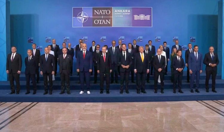 NATO member leaders group photo, July 7, 2026