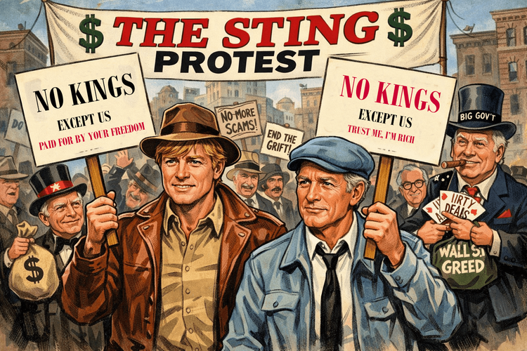 THE “NO KINGS” STING 