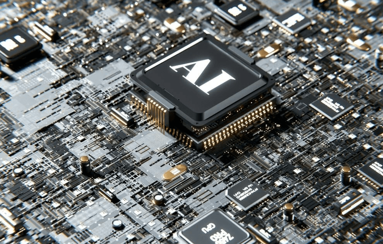 An AI-marked microchip