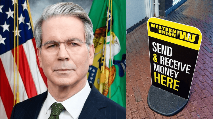 Scott Bessant/Western Union sign