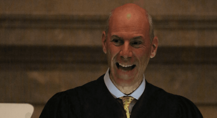 Boasberg speaking at a naturalization ceremony held on Constitution Day, 2023.
