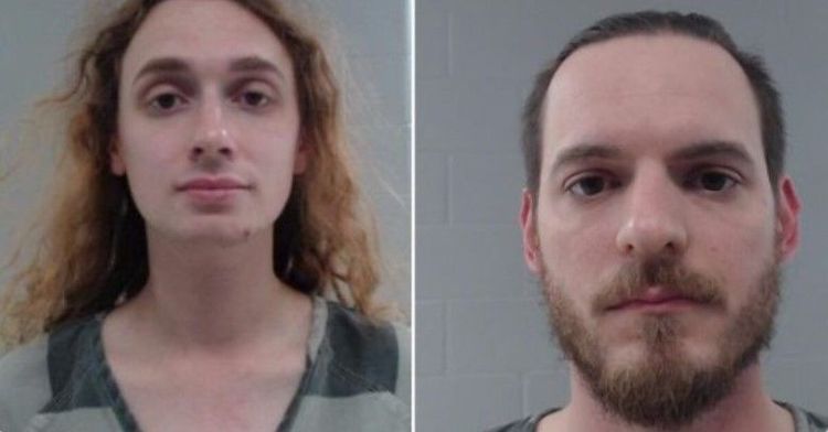 Mugshots of Cameron Arnold, left, and Zachary Evetts, right