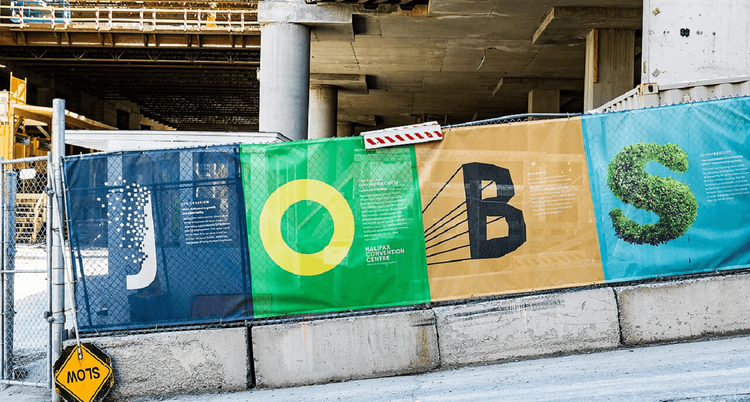 A Halifax, Nova Scotia construction site as seen in 2015