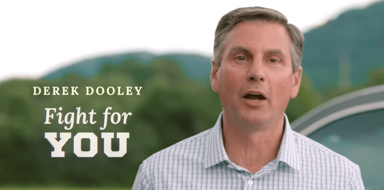Derek Dooley campaign video YouTube screenshot.