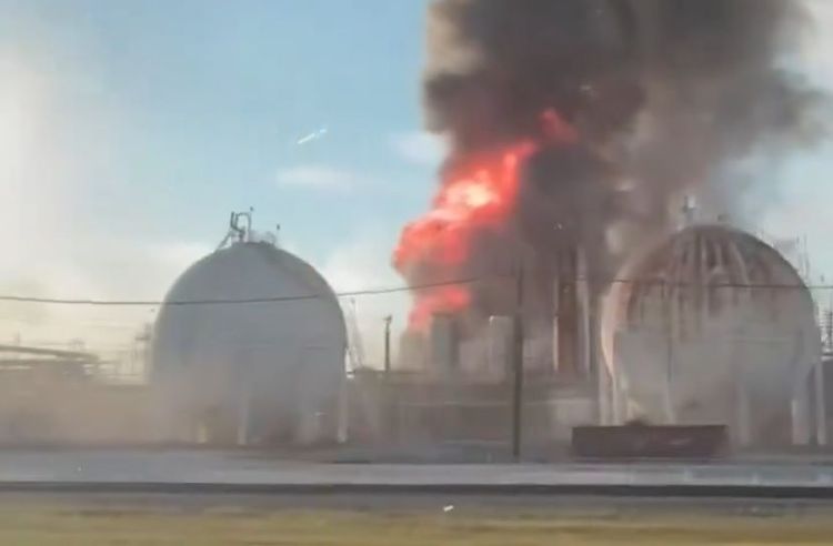 Screenshot of video posted on X