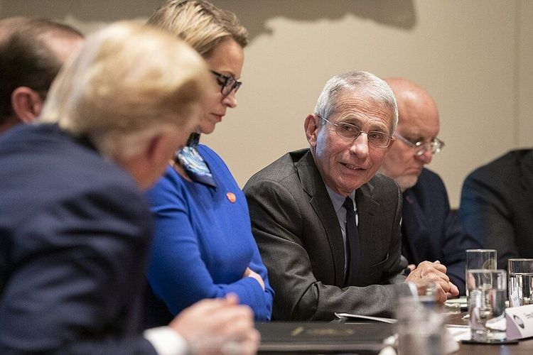 Dr. Anthony S. Fauci addressing the Coronavirus Task Force March 2, 2020