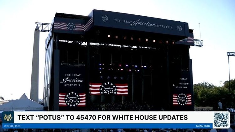 Screenshot from the White House YouTube channel.