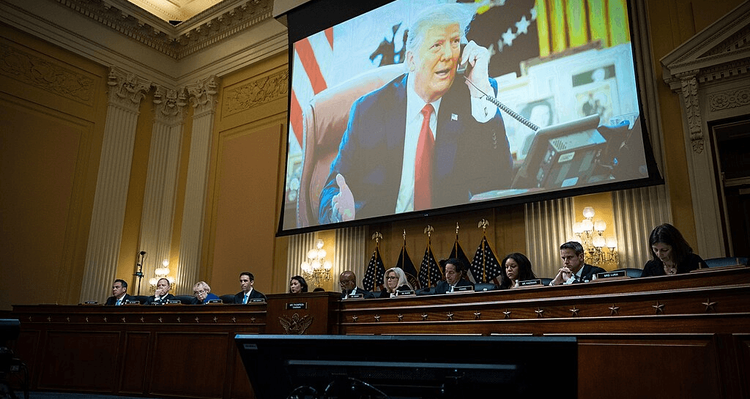 The J6 committee in session on 13 October 2022