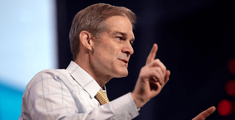 Jim Jordan speaks at an event.