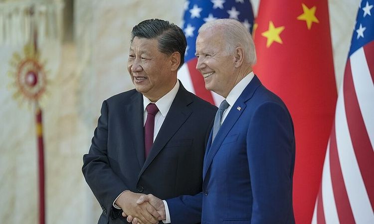 Then President Joe Biden with General Secretary of the Chinese Communist Party Xi Jinping