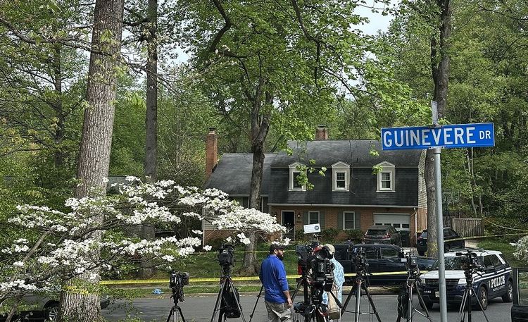 Justin Fairfax's home in Woodburn, Fairfax County, Virginia, the morning following his murder–suicide