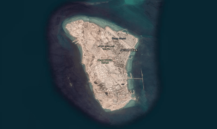 Kharg Island -- NASA Worldview