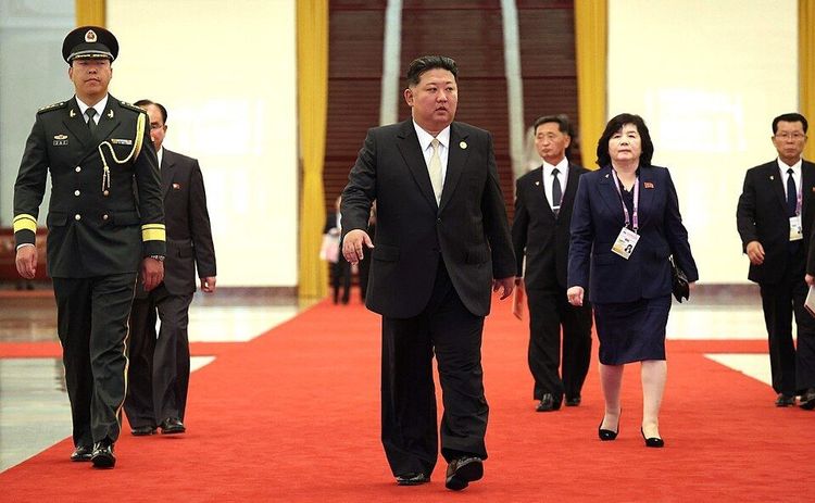 Kim Jong-un during his 2025 visit to Beijing