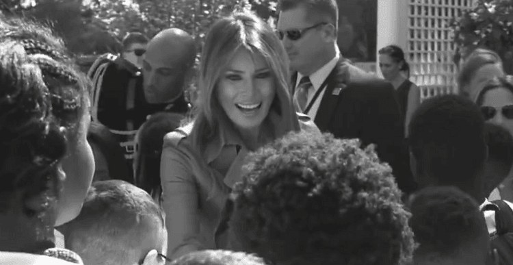 Screenshot from a video posted on X by @MELANIATRUMP on September 5, 2024