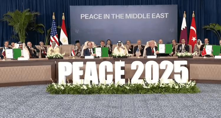 Backed by the leaders of over 20 countries, In a ceremonial highlight, President Trump signed the ceasefire document alongside el-Sisi, Qatar's Emir Tamim bin Hamad Al Thani, and Turkey's President Recep Tayyip Erdogan