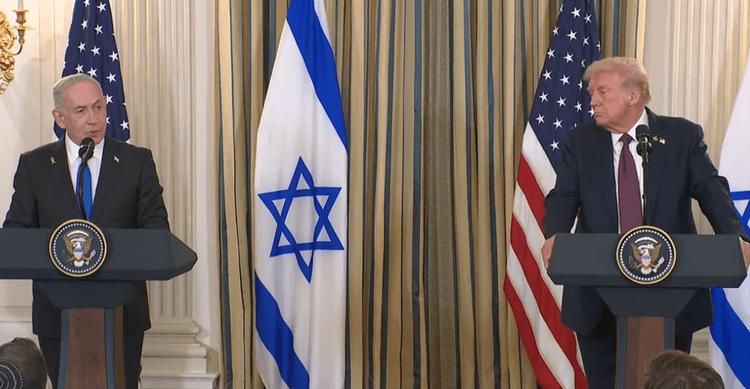 President Trump Participates in a Press Conference with the Prime Minister Netanyahu on September 29, 2025