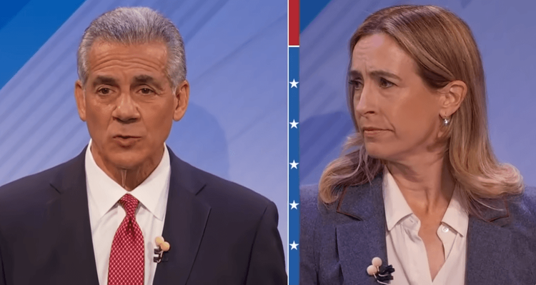 Republican Jack Ciattarelli and Democrat Mikie Sherrill took to the debate stage on Oct 8, 2025