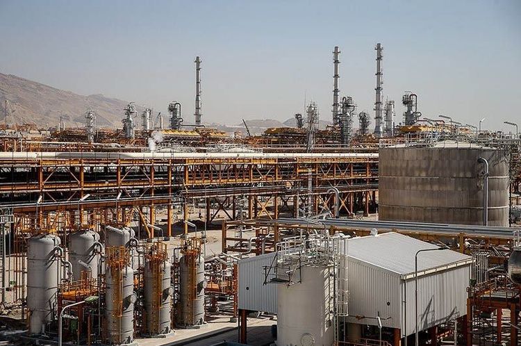 a view of the South Pars onshore facilities from 2013