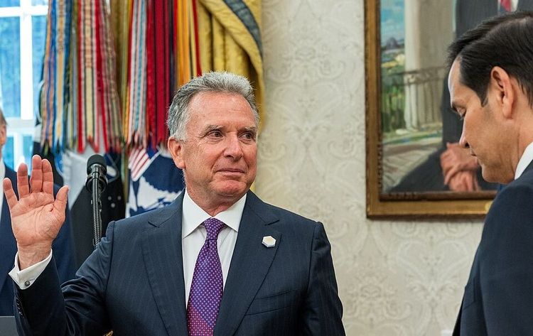 Steve Witkoff at his swearing-in ceremony.