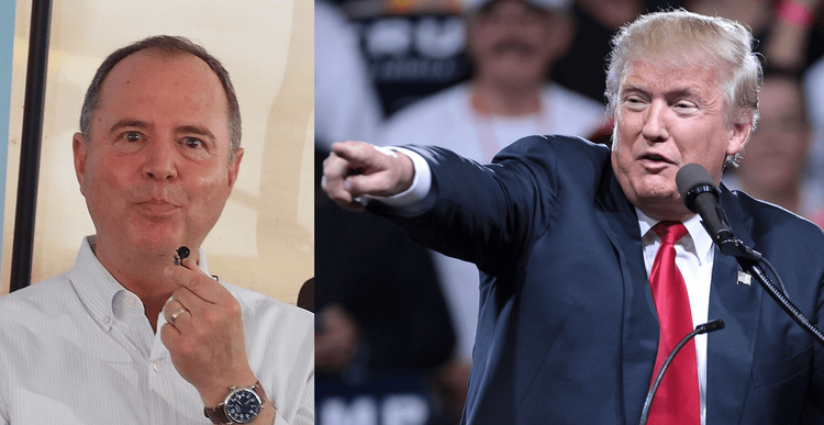 Adam Schiff and President Trump
