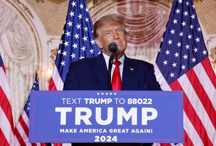 President Trump during the 2024 Campaign