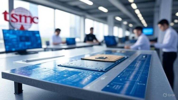 AI generated image of technology workers