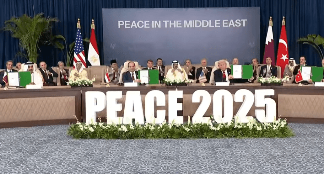 Backed by the leaders of over 20 countries, In a ceremonial highlight, President Trump signed the ceasefire document alongside el-Sisi, Qatar's Emir Tamim bin Hamad Al Thani, and Turkey's President Recep Tayyip Erdogan